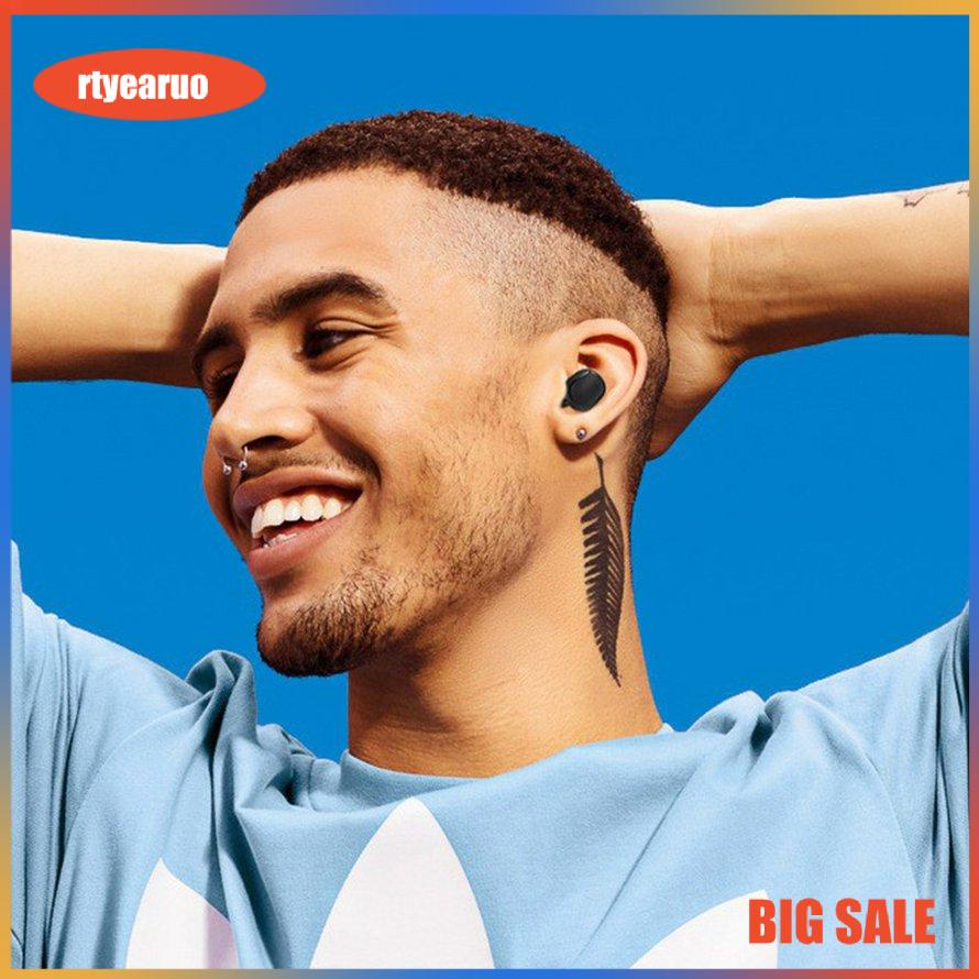 Stereo Earbud Headphones In-ear Earphones Wireless Earphones With Charging Box