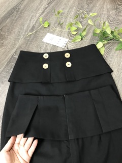 [Bán sỉ] - Combo 5 chân váy cúc gỗ VNXK
