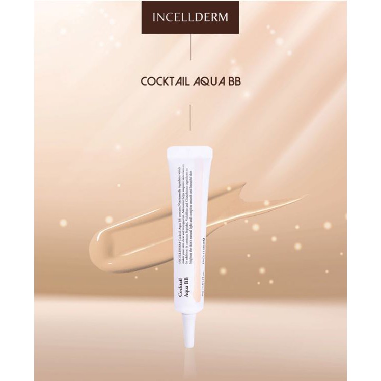 [Chính Hãng] Kem BB INCELLDERM ( Cocktail Aqua BB ) Che khuyết điểm + Nâng tone tự nhiên chuẩn Hàn Quốc | BigBuy360 - bigbuy360.vn