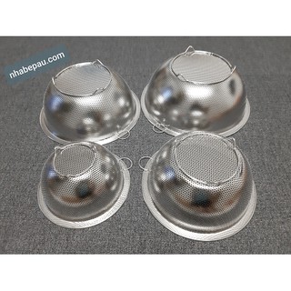 RỔ VO GẠO INOX 304 27CM Xk (LƯỚI NHỎ) 🍭