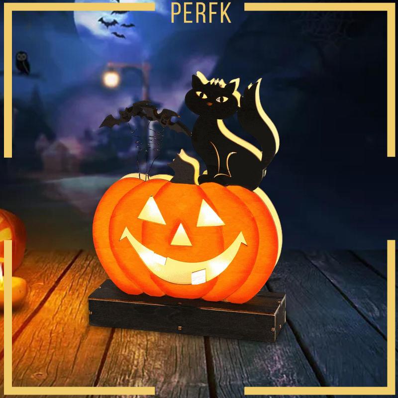 Bí Ngô Trang Trí Halloween Có Đèn Sáng