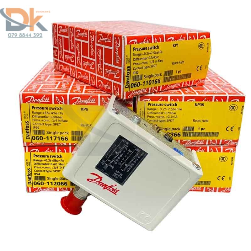 Công tắc áp suất Danfoss KP1 KP2 KP5 KP35 KP36