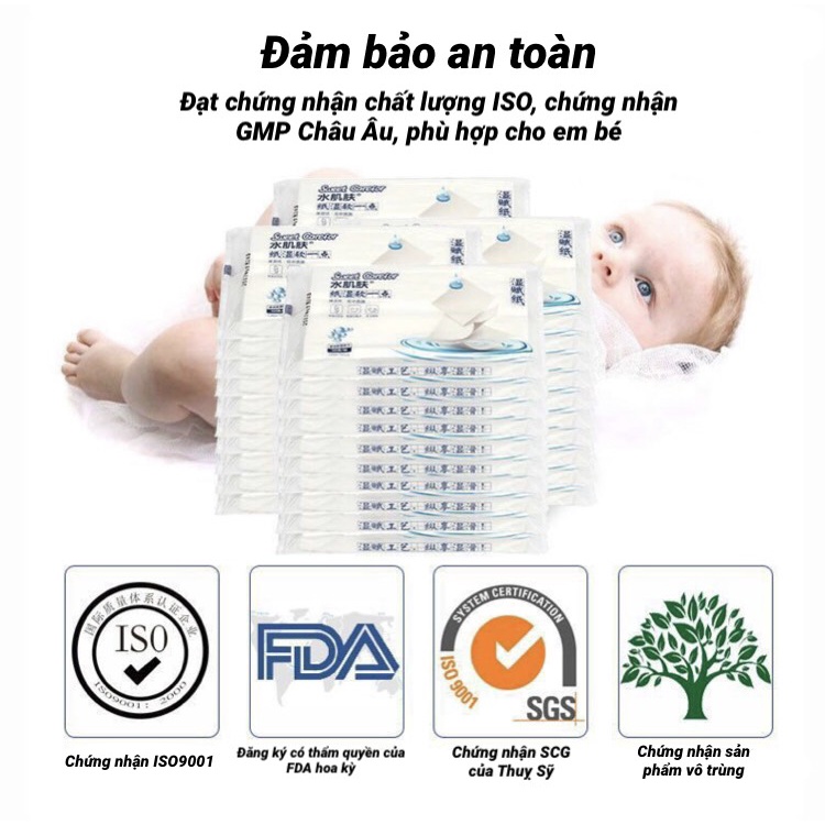 [Siêu rẻ] Khăn giấy khô đa năng siêu mềm cho trẻ sơ sinh