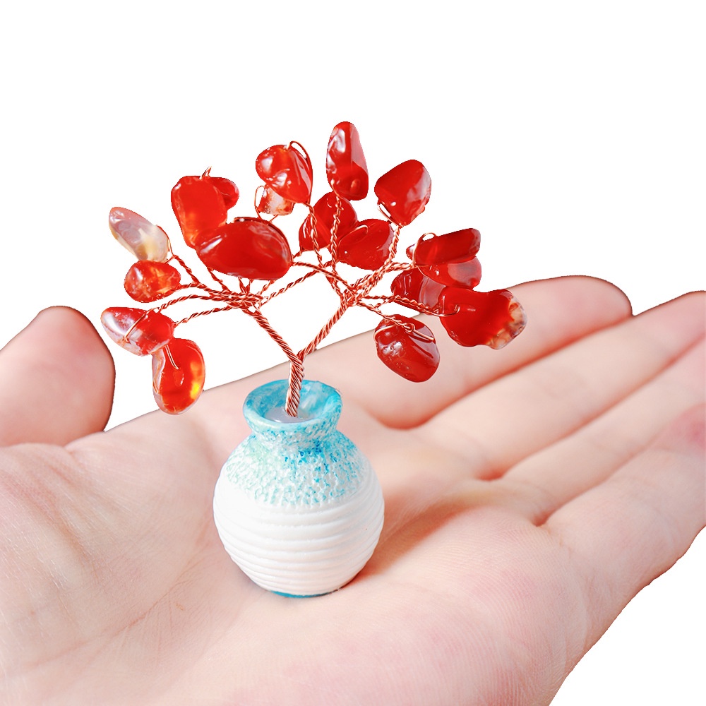 Lọ Hoa Nhỏ Bằng Gốm Trang Trí Bàn Làm Việc / Văn Phòng