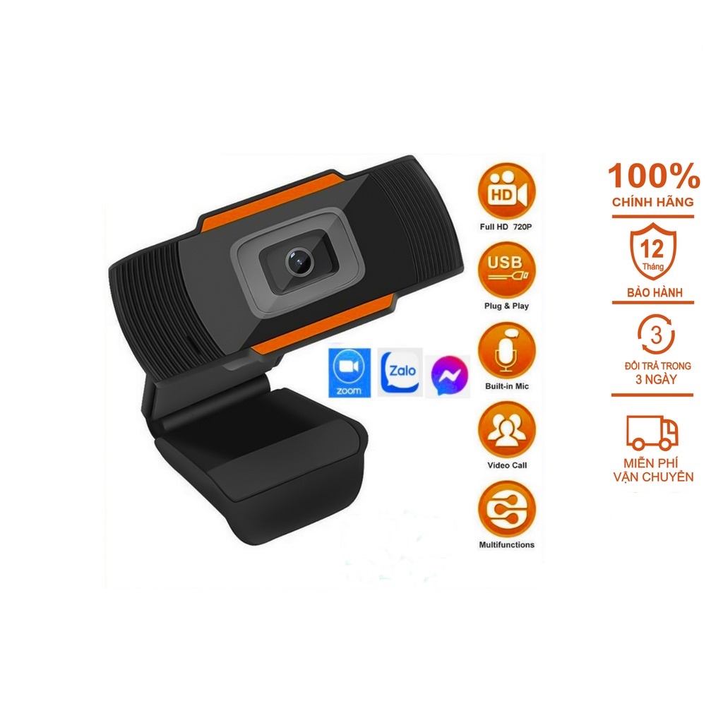 Webcam máy tính chuyên dụng cho Livestream, Học và Làm việc Online siêu rõ nét HD 720P - Wedcam quay chữ rõ nét | BigBuy360 - bigbuy360.vn