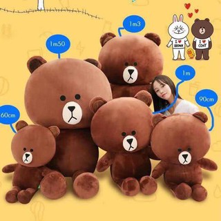 Gấu Bông Brow khổ vải 1,2m cao 1mcm- Best Bear