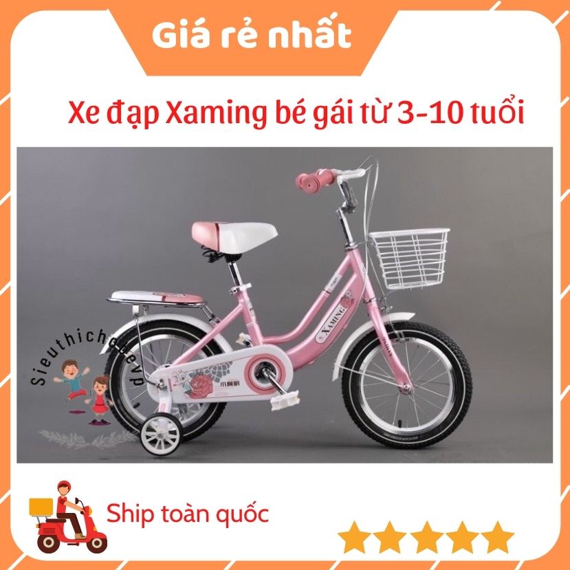 Xe đạp trẻ em Xaming mẫu mới 2021 cỡ 12 / 14/ 16/18/20 inch