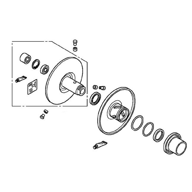 PULY NỒI SAU AB 125 / LEAD 125 / VARIO HONDA