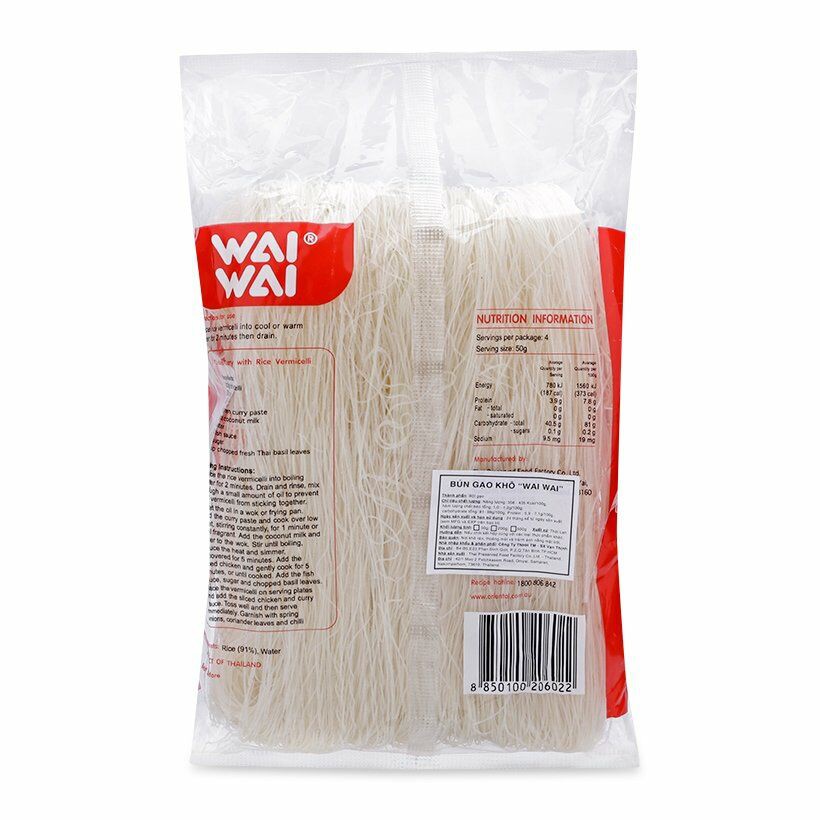 [DEAL TỐT] Bún Gạo Wai Wai Thái Lan 500gr