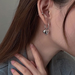 2022 Bông Tai Đá Opal Màu Xanh Nhỏ Lãng Mạn