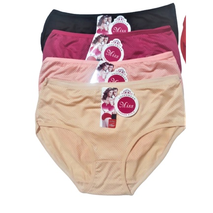 Quần lót nữ thông hơi cạp cao giá rẻ 50kg-60kg Q621; bikini