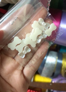 Charm nơ nhựa (Gói 10c)