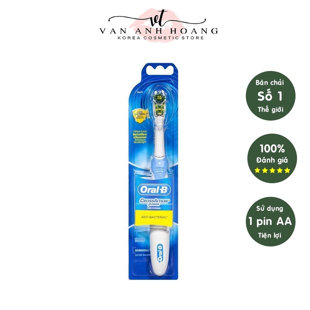 Bàn chải điện Oral-B Cross Action dùng bằng Pin