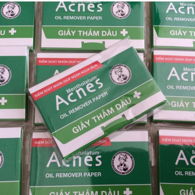 Giấy thấm dầu Acnes - gói 50 tờ kiểm soát nhờn giúp ngăn ngừa mụn | BigBuy360 - bigbuy360.vn