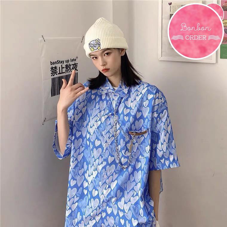 ÁO SƠ MI ULZZANG HÌNH CUTE ĐỘC ĐÁO