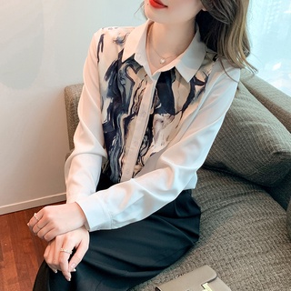 Áo Sơ Mi Nữ Dài Tay Cổ Bẻ Thời Trang Công Sở