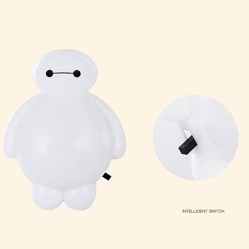 Bóng Đèn LED BayMax Big Hero 6 Tiết Kiệm Năng Lượng Thiết Kế Dễ Thương Tiện Dụng