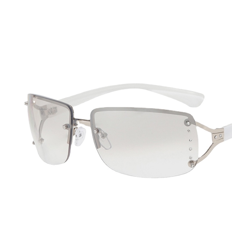 Kính Mát Y2K Millennium Babes Không Gọng Phong Cách Retro Thời Trang