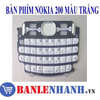 [HÀNG SIÊU CHẤT,GIÁ SẬP SÀN] BÀN PHÍM NOKIA 200 MÀU TRẮNG
