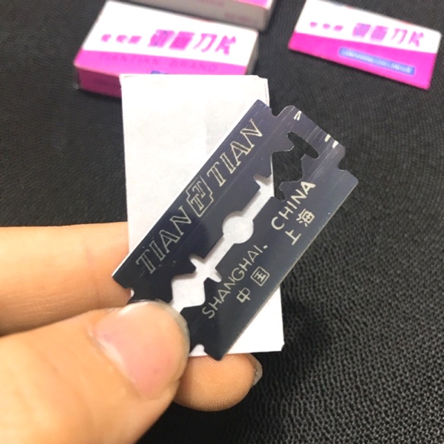 Gói 20 Hộp  Dao Lam Tím Tiantian 30S Store