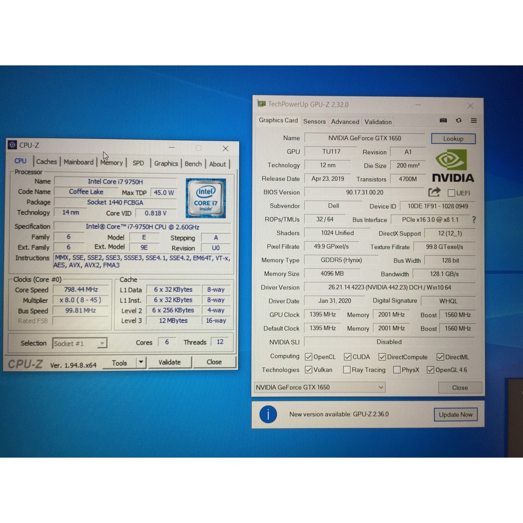 Laptop Dell G3 3590 I7 9750H, Ram 16G, SSD 256G, VGA GeForce GTX 1650, 15''6 FHD | BigBuy360 - bigbuy360.vn