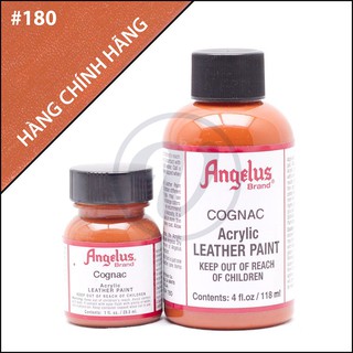 [CHÍNH HÃNG - KHÔNG CHIẾT] Cognac 180 - Màu ANGELUS Leather Paint Standard vẽ trên da, vải, custom giày