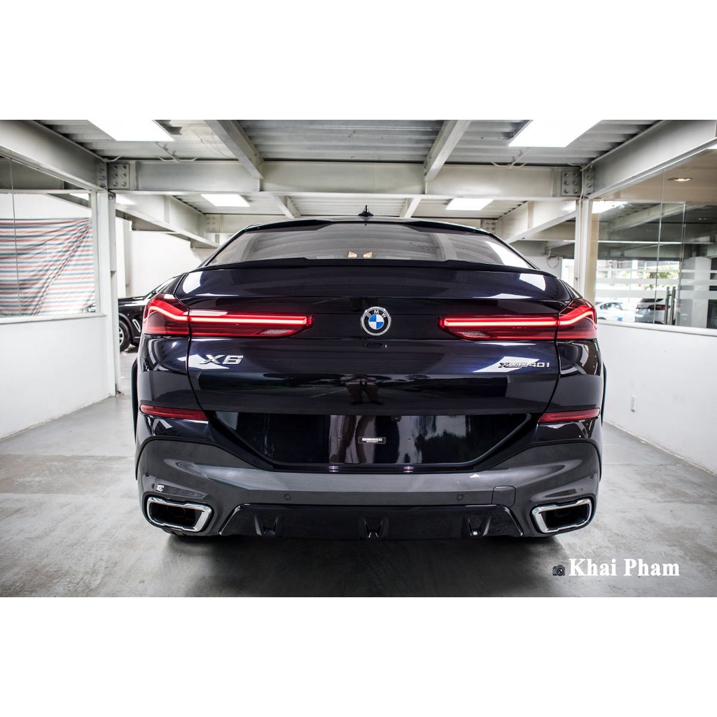 Logo biểu tượng sau xe ô tô BMW, đường kính 74MM, chất liệu nhựa ABS cao cấp