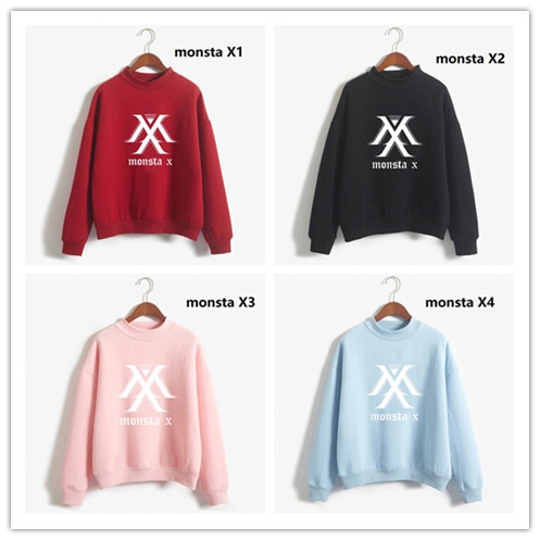 Áo Hoodie Dài Tay In Chữ Got7 Twice Wanna Blackpink One Bts Exo Thời Trang Mùa Đông 2018