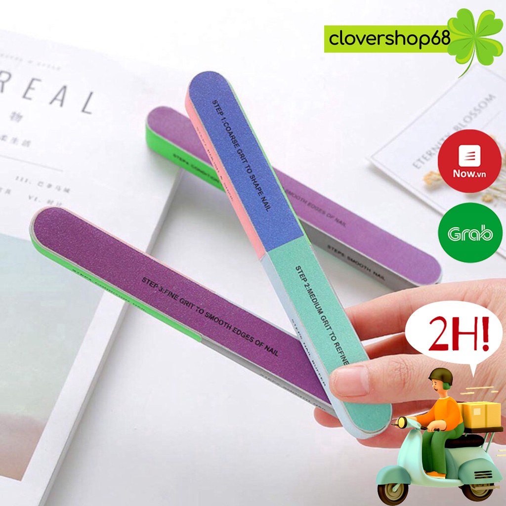 Que Dũa Móng Tay 6 Mặt Chà Nhám và Đánh Bóng🍀 Clovershop68 🍀