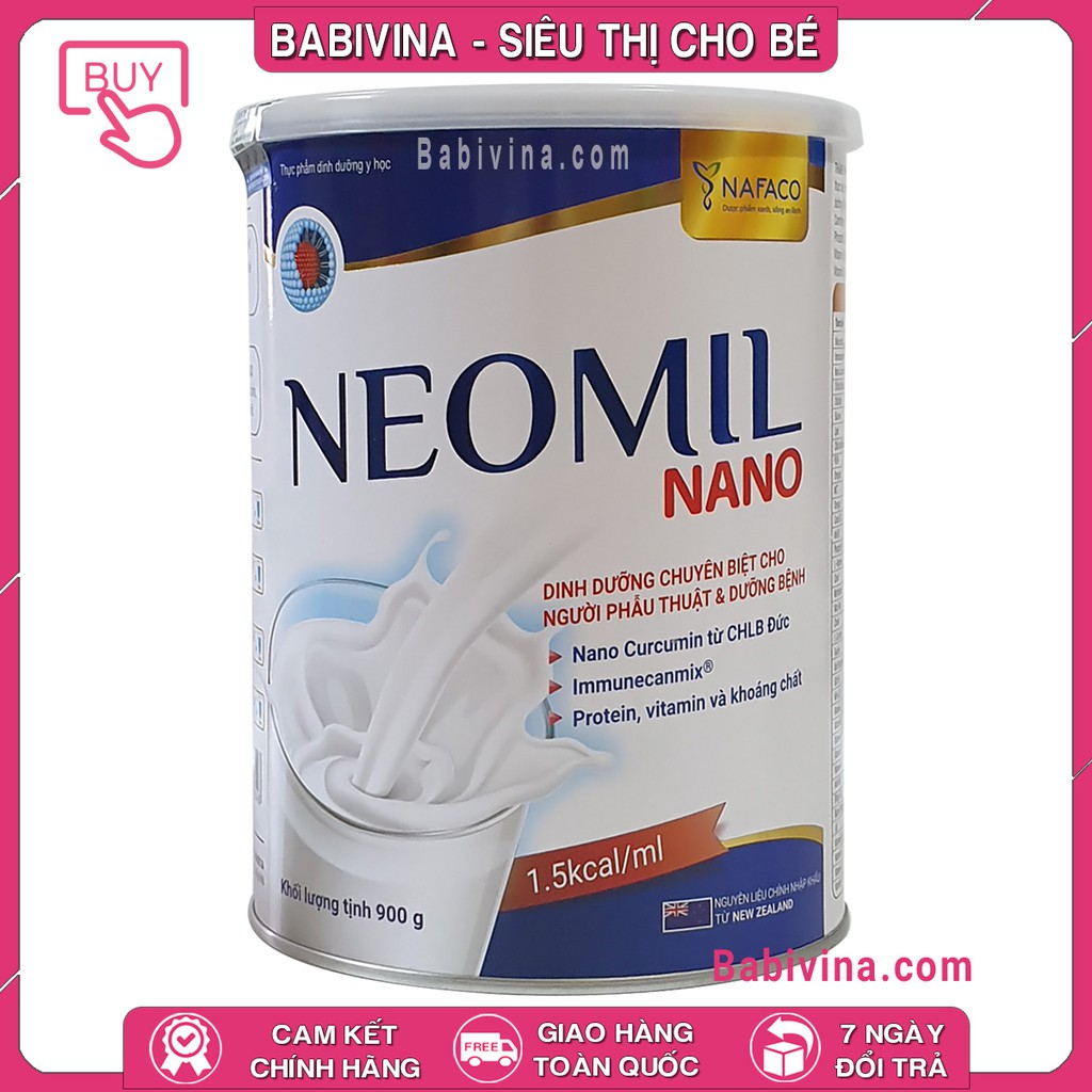 [CHÍNH HÃNG] Sữa Bột Neomil Nano | Sữa Bột NeoMil Care | Dinh Dưỡng Cao Năng Lượng Người Ốm, Bệnh Nhân, Người Phẫu Thuật