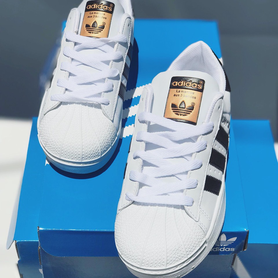 Giày Adidas Superstar Gót Đen