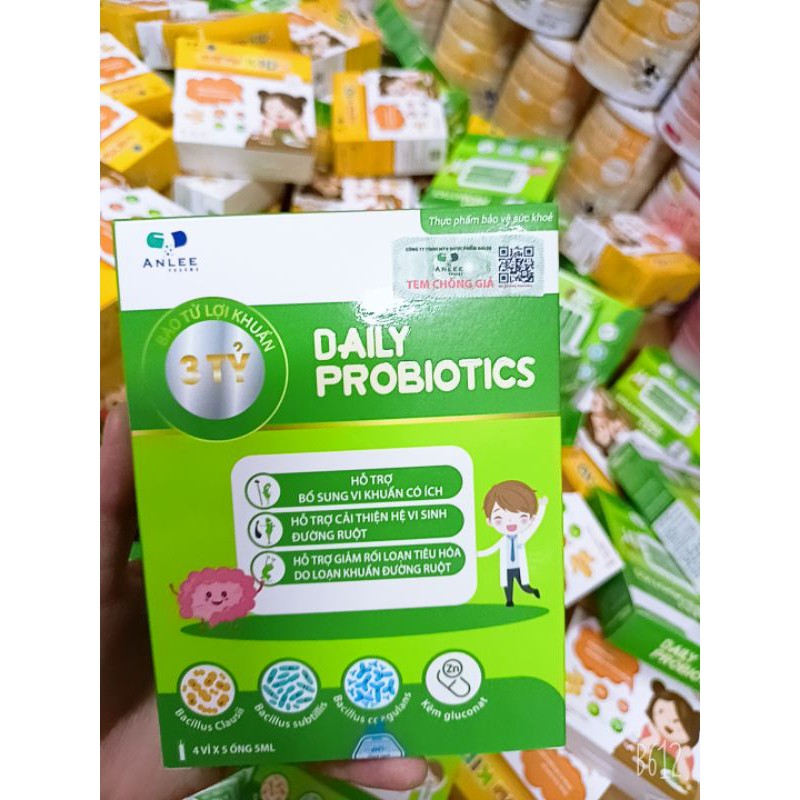 Men vi sinh bào tử lợi khuẩn Daily Probiotics, tăng cường hấp thu dưỡng chất, ổn định vị sinh đường ruột