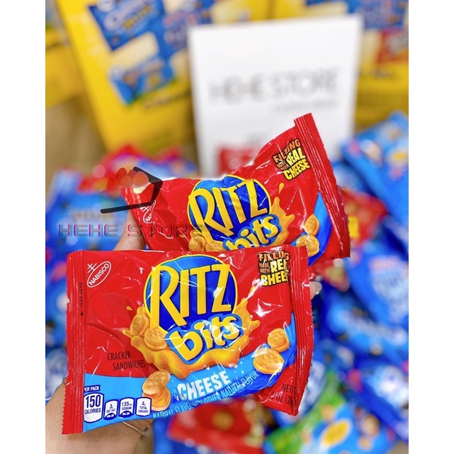 Bánh NABISCO Ritz bits Oreo Teddy Mini chip Ahoy Nutter Butter MỸ - gói lẻ