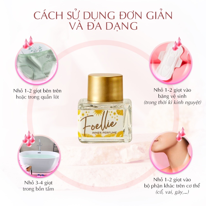 [Mã FMCGMALL giảm 8% đơn 250K] Nước Hoa Vùng Kín Foellie Hương Thơm Nồng Đượm 5ml - Eau de Bijou Inner Perfume 6100 | BigBuy360 - bigbuy360.vn