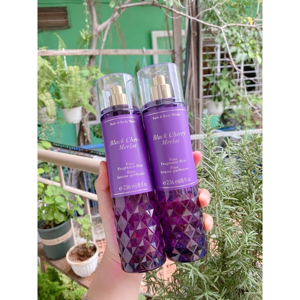BODY MIST Xịt thơm toàn thân BLACK CHERRY MERLOT bath body works | Thế Giới Skin Care