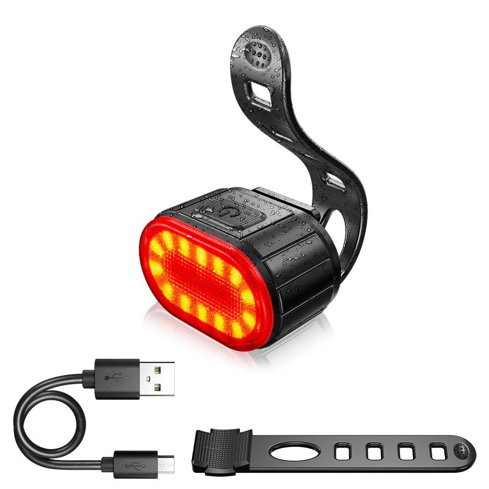 Đèn Đuôi Cảnh Báo Thông Minh Gắn Đuôi Xe Đạp Leo Núi