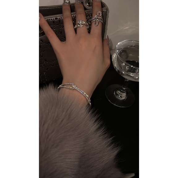 Nhẫn Hở Đính Kim Cương Phong Cách Hàn Quốc Chất Lượng Cao Cá Tính Dễ Phối Đồ Cho Nữ