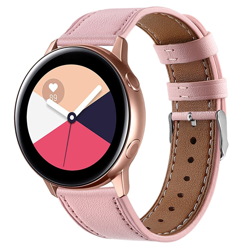 Dây đeo bằng da thật cho đồng hồ thông minh Samsung Galaxy Watch Active (40mm)