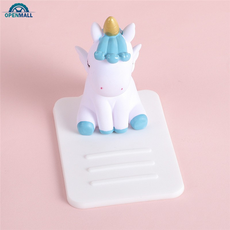 Giá Đỡ Điện Thoại Bằng Silicone Hình Ngựa Một Sừng Xinh Xắn