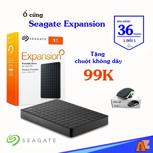 Ổ CỨNG DI ĐỘNG HDD SEAGATE EXPANSION 500GB / 1TB (Bảo hành 36 tháng)