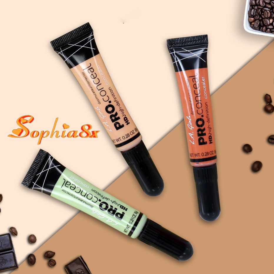 Kem che khuyết điểm hoàn hảo LA Girl Pro Conceal HD High Definition Concealer tuýp 8g