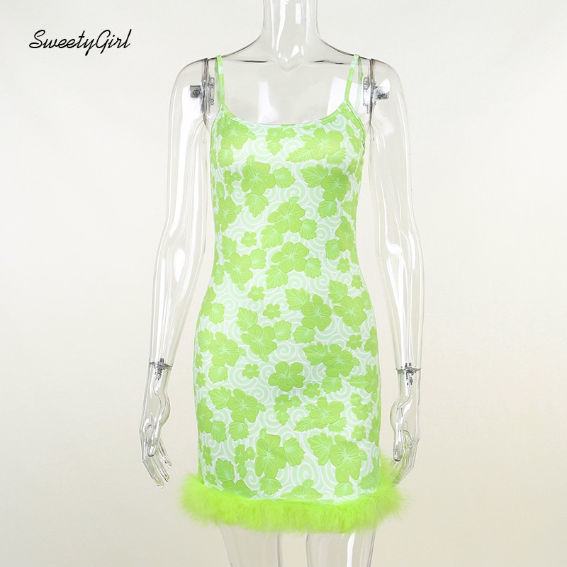 Đầm Mini Cổ Tròn Màu Xanh Lá Sáng Thời Trang 2022 Cho Nữ