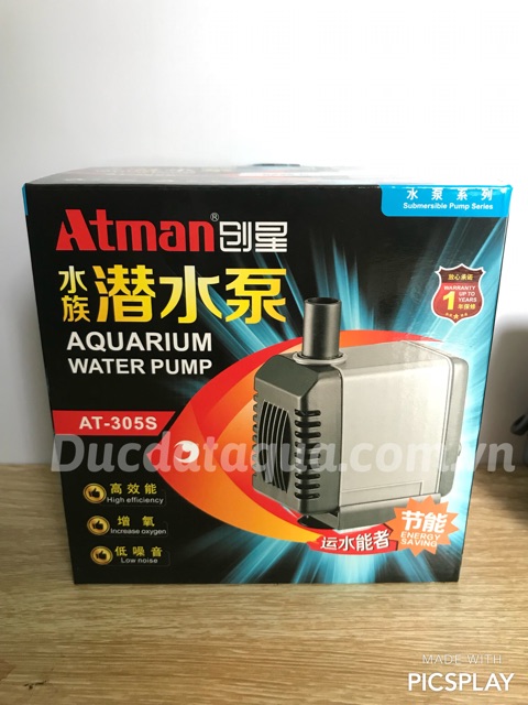 Máy bơm nước quạt điều hoà atman AT-305s