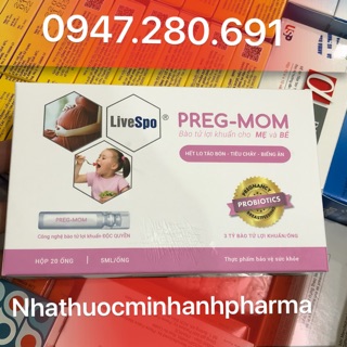 Bào Tử Lợi Khuẩn Cho Mẹ Và Bé LiveSpo Preg-Mom ( sản phẩm này không phải là thuốc )