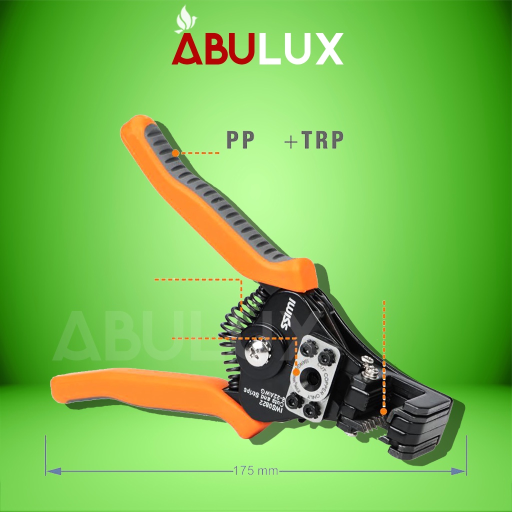 Kìm tuốt dây điện IWISS, kìm tuốt dây điện chuyên dụng 2,5mm2; 4mm2 ; 6mm2
