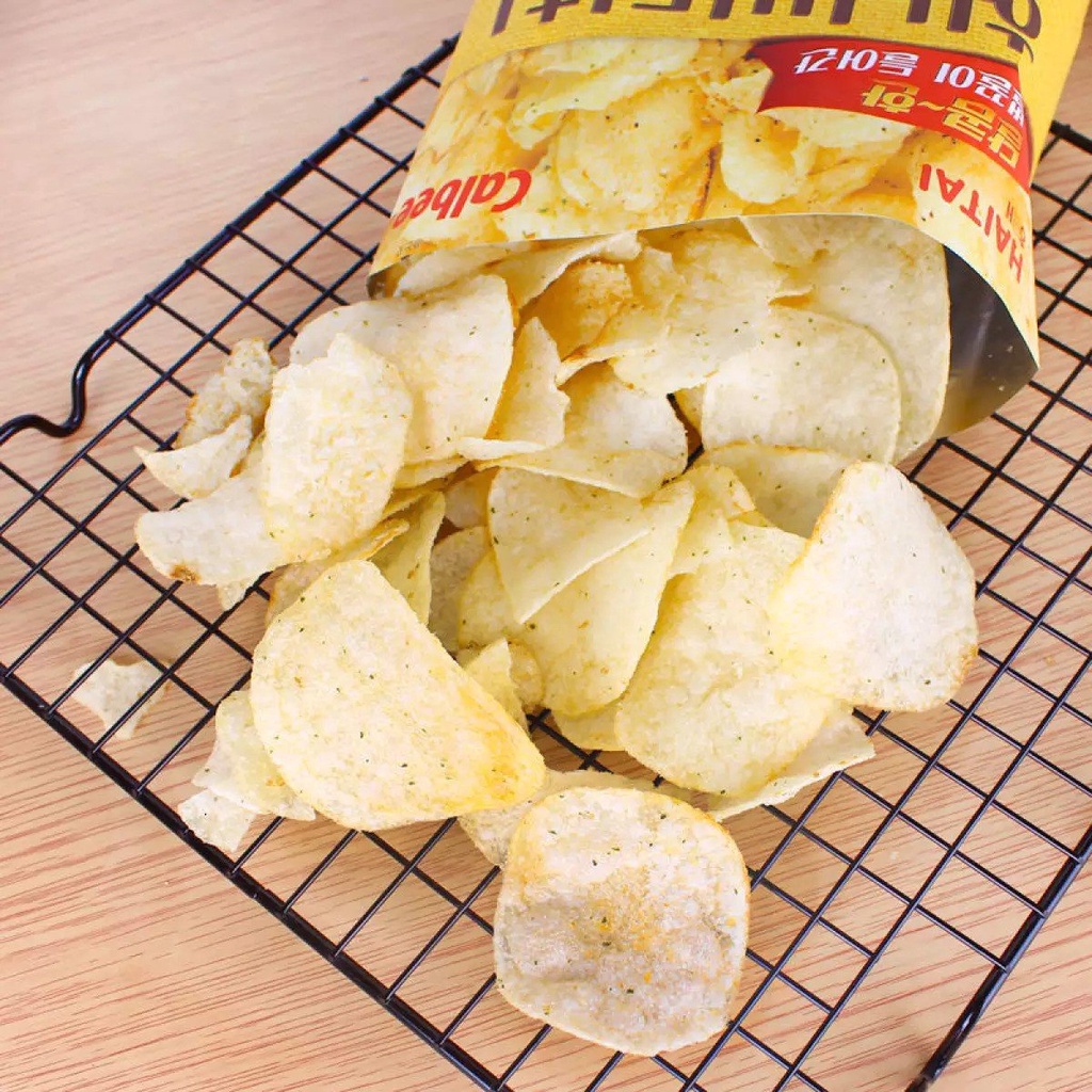 Snack khoai tây bơ mật ong honey butter chip Hàn Quốc