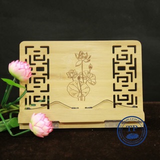 Kệ tụng kinh bằng tre