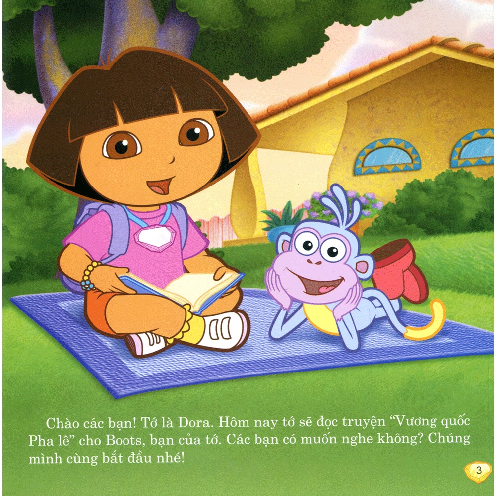Sách Dora The Explorer - Giải Cứu Vương Quốc Pha Lê