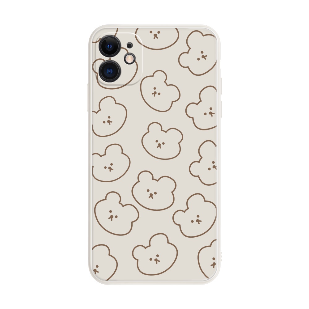 Ốp Điện Thoại Chống Rơi Họa Tiết Gấu Graffiti Cho Samsung Galaxy A7 2018 A50 A30S A50S A30 A20 M10S A10S M01S