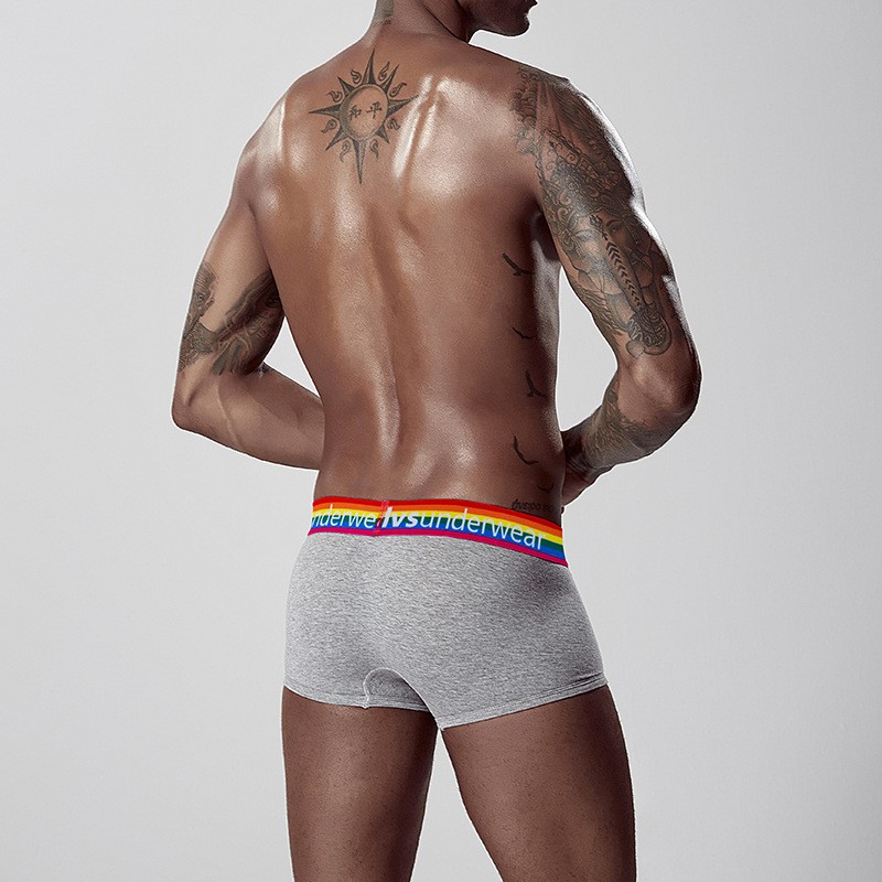 ORLVS Quần lót boxer thoáng khí phong cách gợi cảm cho nam Or507